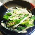 まゆみにー27's cooksnap of when they made ☆オクラと玉ねぎの胡麻あえ☆.