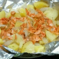 maippg's cooksnap of when they made 焼いた鮭とじゃがいものオイル焼き.