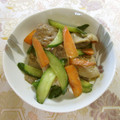 ☆Rokko☆'s cooksnap of when they made きゅうりと豚肉のオイマヨ炒め.