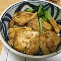 つるpigeonn's cooksnap of when they made チキンより旨⁈真カジキのガリバタ丼.