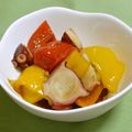 にゃおら's cooksnap of when they made レンジで簡単タコとパプリカとなすのマリネ.