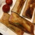 ＠・ｴ・＠'s cooksnap of when they made ベーチー大葉春巻.