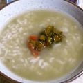 cyobindish's cooksnap of when they made 冷凍玄米ご飯（冷凍ご飯）de粉茶がゆ.