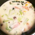 クックD46R23☆'s cooksnap of when they made 小松菜のクリームシチュー風スープ.