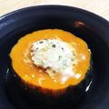 avocady's cooksnap of when they made かぼちゃの鳥肉詰め～トロトロあんかけ.