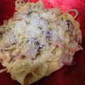 minihi77's cooksnap of when they made 生クリーム・牛乳なし簡単本格カルボナーラ.