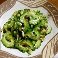 クックEHSYXL☆'s cooksnap of when they made 塩麹と塩昆布で！病みつきゴーヤーサラダ☆.