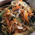 miho☆0217's cooksnap of when they made モロヘイヤの和風パスタ.