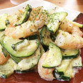 nana_yama's cooksnap of when they made 簡単！ズッキーニとエビのマヨ炒め.