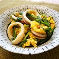 runa10's cooksnap of when they made いかニラ玉炒め.