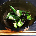 peppermint13's cooksnap of when they made 超簡単！！オクラの簡単漬け.