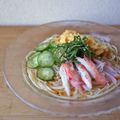 Giant corn's cooksnap of when they made カニカマで☆夏のぶっかけそうめん♪.