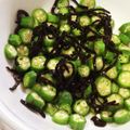 ✩mari✩'s cooksnap of when they made ！超簡単！オクラの塩昆布和え.