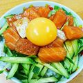 クックLUKB7W☆'s cooksnap of when they made 我が家の万能タレでマグロのユッケ.