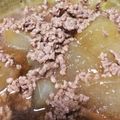 sacchiino's cooksnap of when they made ☆かぶ又は冬瓜と挽き肉のあんかけ生姜煮☆.