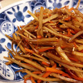 丸町ヒノリ's cooksnap of when they made 簡単♪きんぴらごぼう.