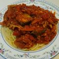 ちちちえりん's cooksnap of when they made トマトと茄子とベーコンの冷製パスタ.