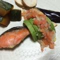 sho_nagomi's cooksnap of when they made 鮭のアボカドサラダのせ.