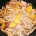 らむたんりんご's cooksnap of when they made サツマイモ好きに贈る♡鶏肉と根菜の煮物.