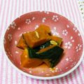 ＊れいぴん＊'s cooksnap of when they made かぼちゃのニンニクバターしょう油煮♪.
