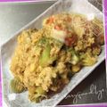 K0A9O0R8U♪'s cooksnap of when they made 海老とブロッコリーの中華風玉子とじ.