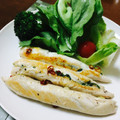 tomohilon's cooksnap of when they made ささみ梅しそチーズ巻き♩.
