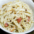 かなりんココりん's cooksnap of when they made 炭水化物エノキとちくわの梅マヨ和え♪.