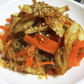 fuyurera's cooksnap of when they made しらたきとちくわの炒め物.