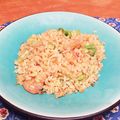 KKOOOOOOOO's cooksnap of when they made 簡単！ぷりぷりエビとレタスのチャーハン.