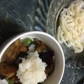 Ryoko♔'s cooksnap of when they made 揚げ茄子おろしうどん.