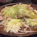 まめなべ's cooksnap of when they made レンジで簡単！豚キャベもやし重ね！.