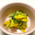 まめふ's cooksnap of when they made コリンキーときゅうりの浅漬け.