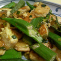 elfschritt's cooksnap of when they made 豆腐とオクラの中華風炒め.