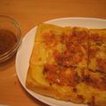 おこやぁ's cooksnap of when they made とろ～り納豆とチーズの蒸しネギ蕎麦チヂミ.