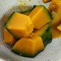 ばななちゃん538's cooksnap of when they made ほくほく、甘い★ ゆでかぼちゃ♪.