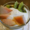 スタイリッシュママ's cooksnap of when they made 桃のヨーグルトパフェ.