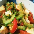 千代ちゃんママ's cooksnap of when they made ゴーヤと厚揚げの★ピリ辛★ごま味噌炒め.