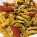 えぞー's cooksnap of when they made トマト＆キノコの卵ガーリック炒め♪.