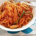 enispi's cooksnap of when they made 超簡単☆ナポリタン.