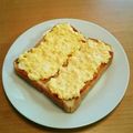 シナモシナモ's cooksnap of when they made たまごトースト.