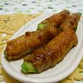 赤い電話's cooksnap of when they made ◎絶品オクラの肉まき◎.