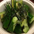 noripi625's cooksnap of when they made きゅうりと、大葉のピリ辛和え.