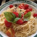 ちゃぎー's cooksnap of when they made 夏に！生バジルとプチトマトのパスタ.