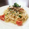 ちえたろう's cooksnap of when they made 鶏肉と葱のあっさり梅バタースパゲティー.
