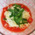 おまめちゃん♥️'s cooksnap of when they made 冷製パスタ風 イタリアンそうめん.