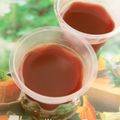 mmameco's cooksnap of when they made ★野菜ジュースゼリー★.