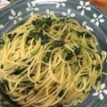 クック1RD165☆'s cooksnap of when they made モロヘイヤのパスタ★ぺペロンチーノ★.
