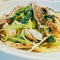 figaron311's cooksnap of when they made 秋刀魚と小松菜の秋スパゲッティ.