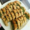 おまめちゃん♥️'s cooksnap of when they made 鶏つくねno青ジソ巻き.