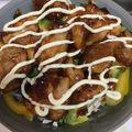 snow012's cooksnap of when they made アボカドと鶏照り焼き✿マヨネーズ丼.